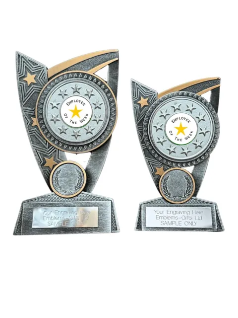Employee Of The Week Award (N) Triumph Resin Sports Trophy Engraved Free