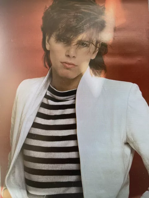 John Taylor of Duran Duran Rare Vintage 1980s Large Promotional Music Poster.