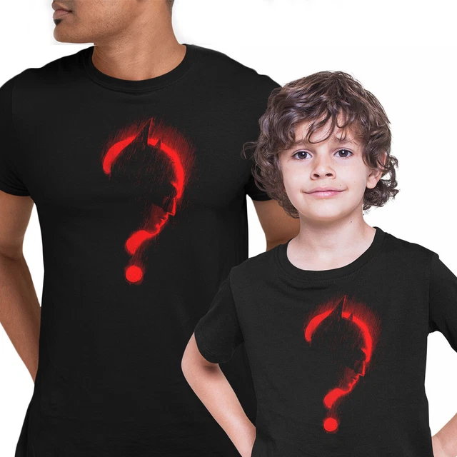THE BATMAN JOKER Question mark Movie T-shirt 2022 Superheroe Bruce ...