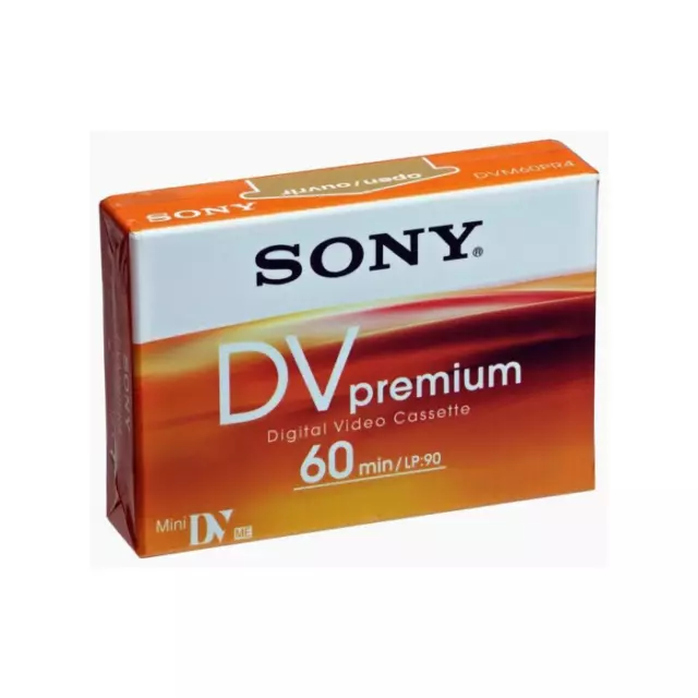 1 cassetta video mini-dv SONY PREMIUM DV 60 min.Sp /90 min LP DVC MINI DV MINIDV