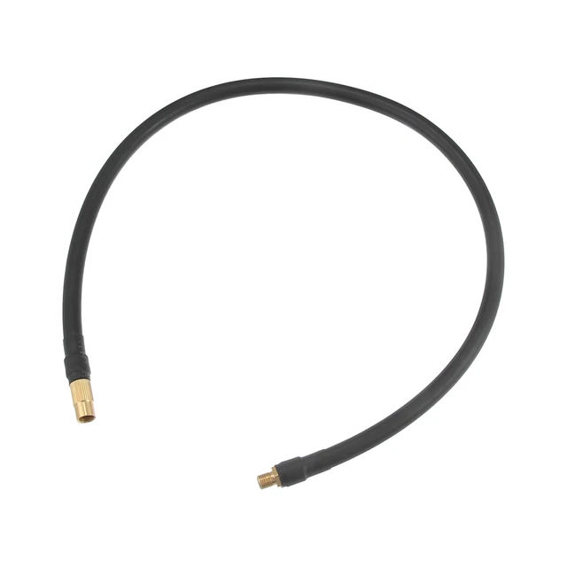 Rallonge De Valve Pour Pneu De Voiture – Adaptateur/tuyau De 16 Cm, Type Valve Auto, Noir
