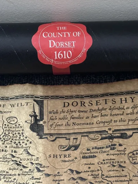 The County of Dorset antik 1610 Kartenposter - The Olde Map Co Vereinigtes Königreich