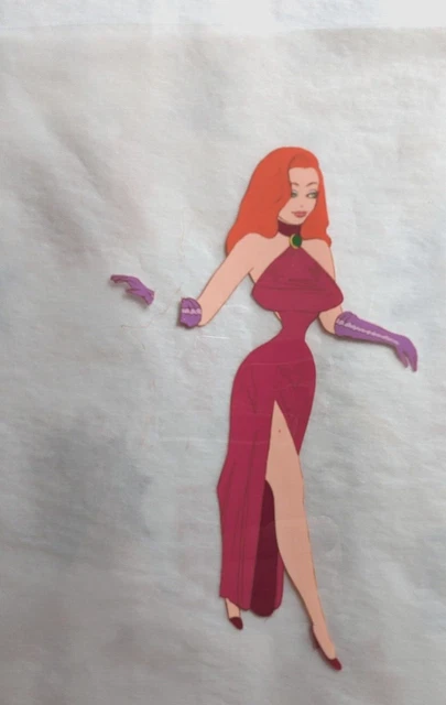 GENUINE PRE DESIGN ' Jessica Rabbit' Cel from 'Who Framed Roger Rabbit ...