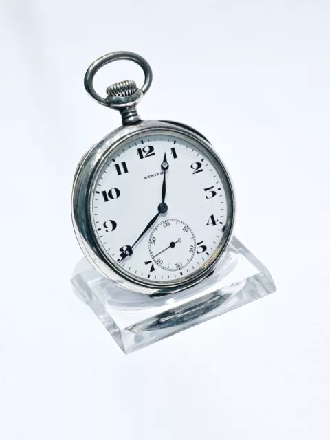 Taschenuhr Zenith Silber 800 Grand Prix Paris 1900