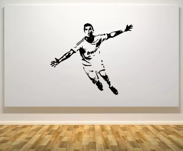 Cristiano Ronaldo Portugal Footballer Player Decal Wall Art Sticker Picture