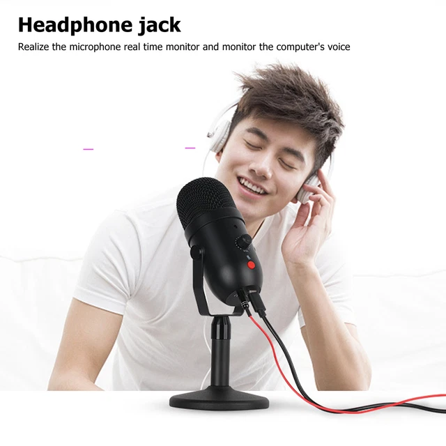 USB Condenser Microphone Intelligent Noise Reduction Cardioid Condenser 3