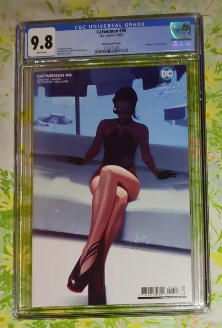 Catwoman #46 CGC Graded 9.8 Jeff Dekal 'minimal' swimsuit variant cover. 10/2022