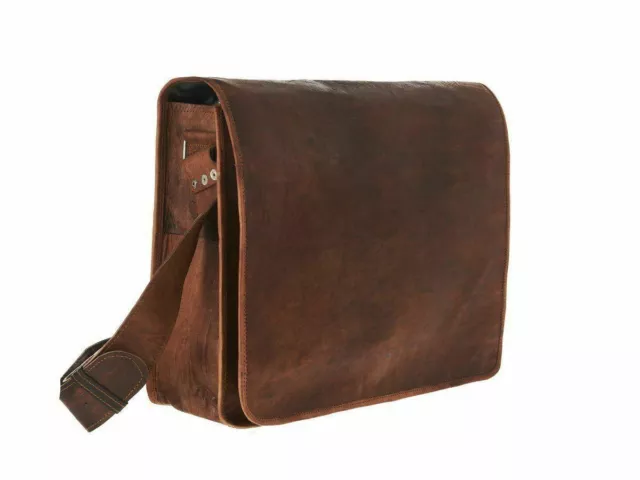 Cuir Vintage Sac Bandoulière Marron Messager Femme Ordinateur Portable Coach