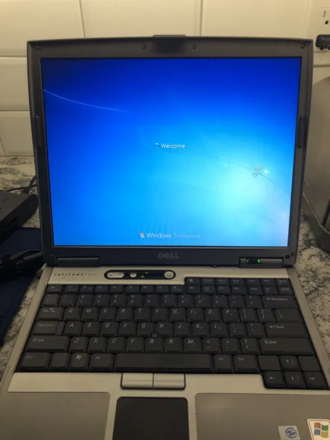 Dell Latitude D610 Windows 7 Laptop With 30GB HDD And Charger - Please Read