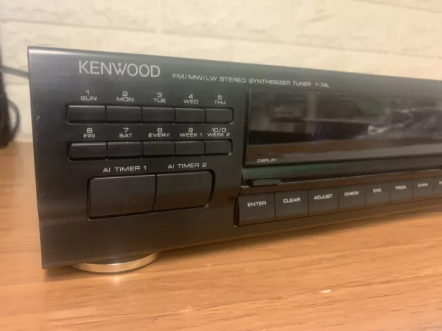 Kenwood T-74L Sintonizzatore stereo Perla Nera ( Leggi Prima )