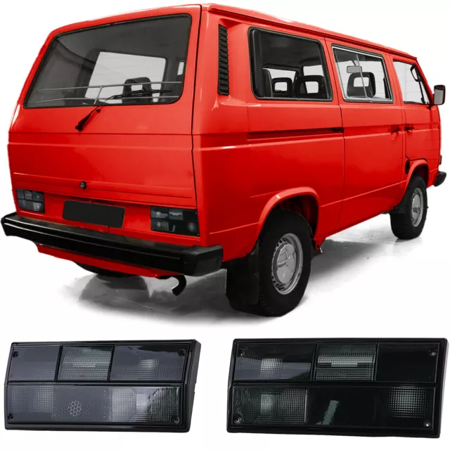 Pour VW T3 Boîtier Bus Transporteur 79-92 Feux Arrière Gauche + Droite Noir