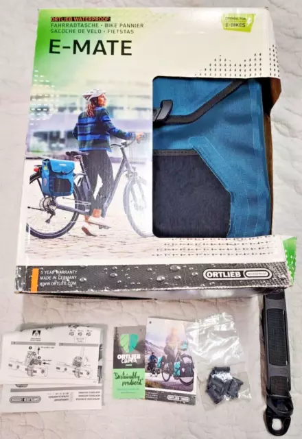 Ortlieb Petrol QL 2.1 Pannier Spare Battery Holder Magnetic Top Waterproof Teal