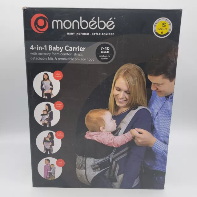 Monbebe 9-in-1 Baby Carrier, Urban