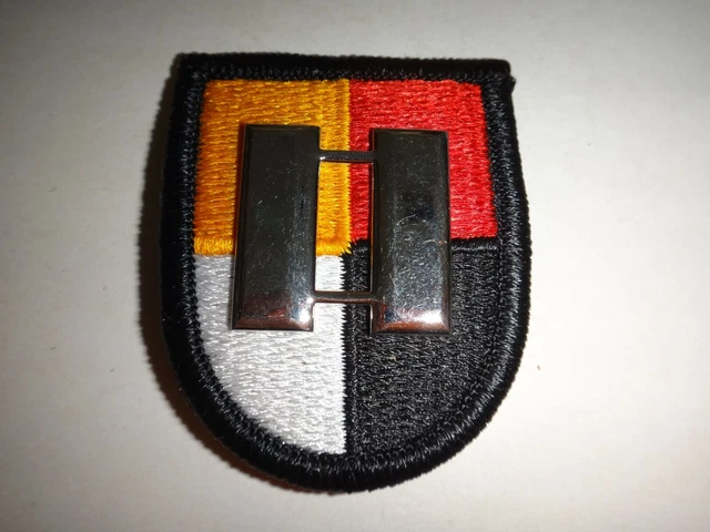SET OF VIETNAM War US 3rd Special Forces Group Beret Patch + CAPTAIN ...