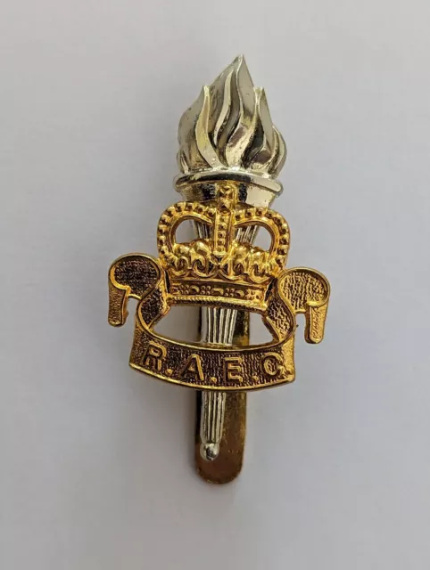 Royal Army Educational Corps Officers Cap Badge - RAEC