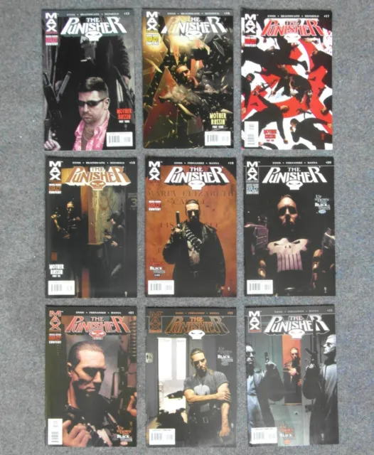 THE PUNISHER (vol.7) issues #15-23 - Marvel MAX 2004 - Garth Ennis - NM-