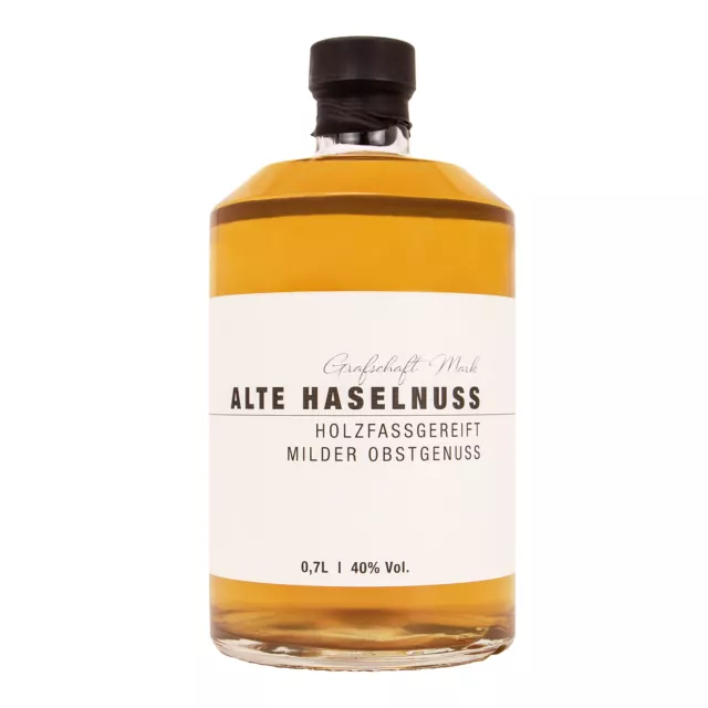 Grafschaft Mark Alte Haselnuss 0,7 L, 40% Vol, holzfassgelagerter Obstbrand