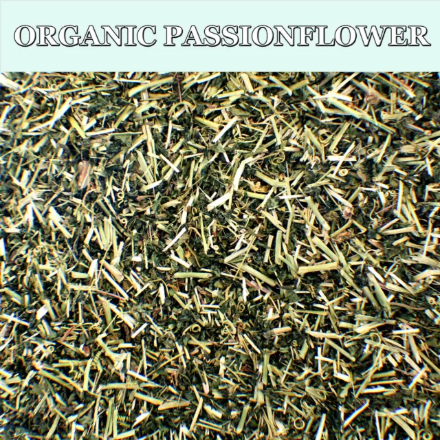 ORGANIC Dried PASSIONFLOWER HERB Tea Passiflora incarnata Passion Flower Premium