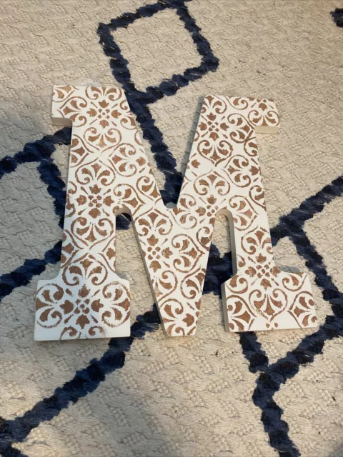 Wall Initial M Letter Block