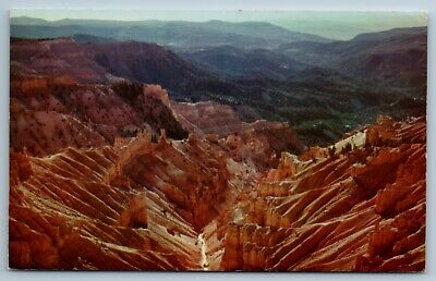 Postcard UT Cedar Breaks National Monument Southern Utah Circle Painted Cliffs