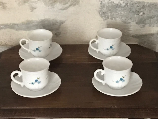 Lot De 5 Ramequins Arcopal – Modèle Myosotis Veronica – Opaline Multicolore