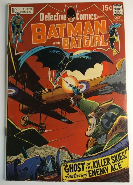 DC Detective Comics #404 Classic Neal Adams Cover Batman Batgirl FN/VF 7.0