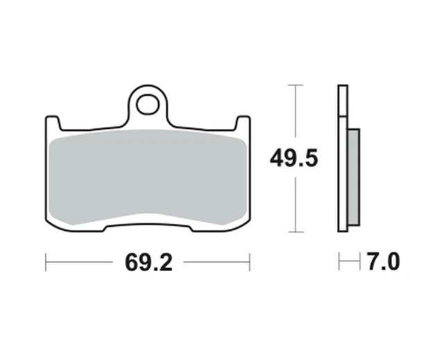 Garnitures de frein TRW MCB737SV