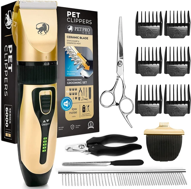 Petproved Tosatrice per Cani Professionale Tosatrice Rasoio per Cani Gatti Tosat