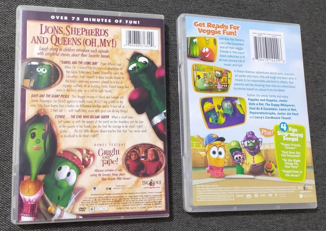 VeggieTales DVD Bundle X2. Pre-Owned Good Condition Christian Values Education 2