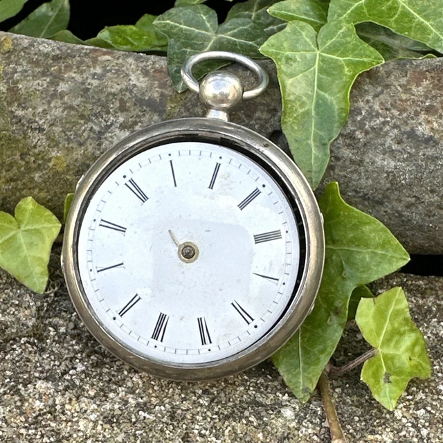 Montre De Poche ARGENT 800 Homme PDA À Réviser