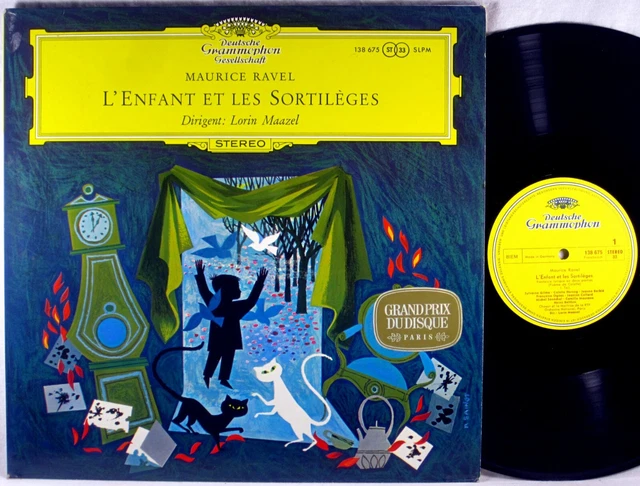 DGG Ravel MAAZEL L'Enfant et les Sortileges OGEAS COLLARD SLPM 138 675 NM-