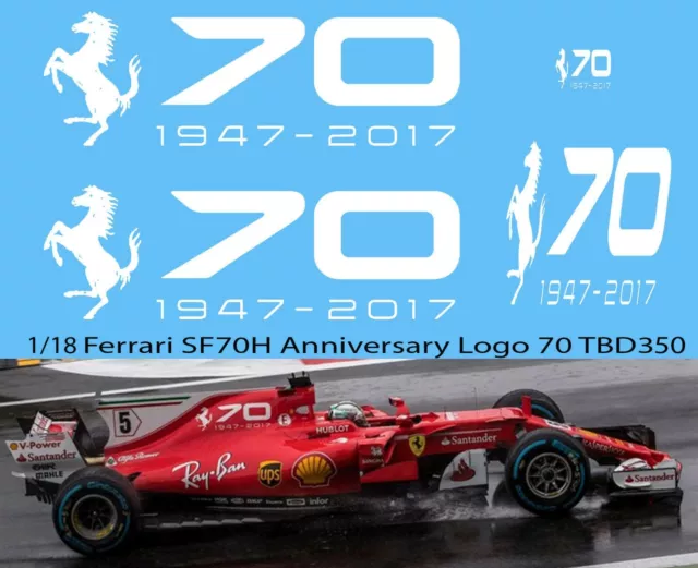 1/12 1/18 1/20 1/24 1/43 Ferrari Decals Generic Logo TB Decal TBD673