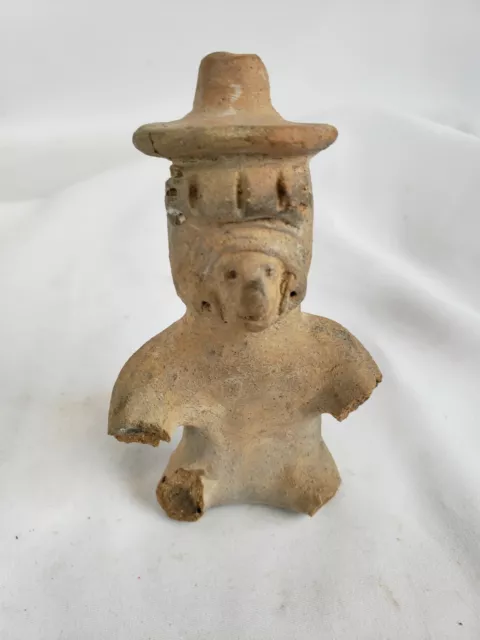 Rare authentic pre-colombian pottery, part of collection, #8, 4 1/2"