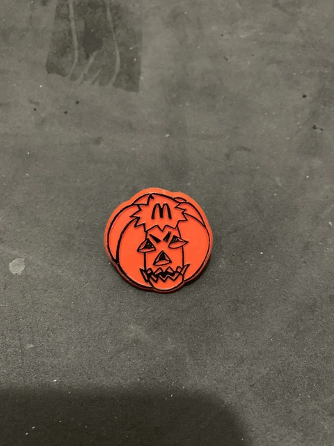 VTG McDonalds Halloween Pumpkin Ring Jack O Lantern Happy Meal Toy 1990s