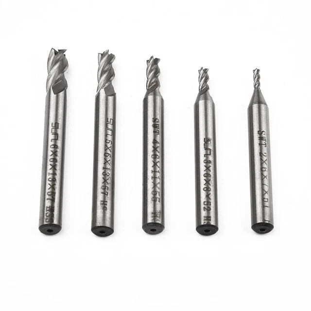 5 pz set taglierine fresatura estremità HSS per punta di perforazione metallo 2