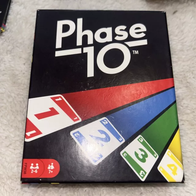 Phase 10 Mattel Games Gesellschaftsspiel Kinder Kartenspiel Familie