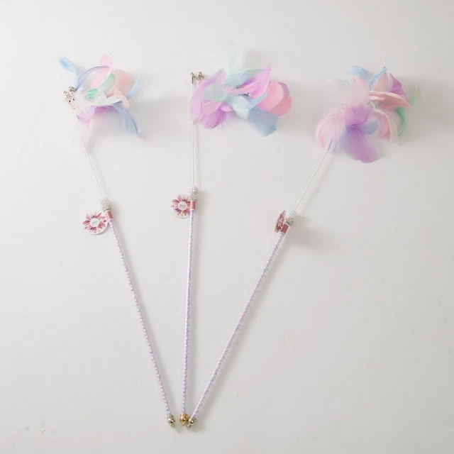 Jouets en plumes pour animaux de compagnie chat jouant jouet chat Teaser 2