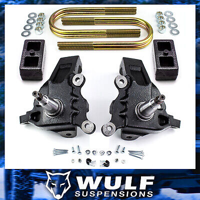 WULF 3.5" Front 2" Rear Lift Kit w/ Spindles For 97-04 Ford F150 2WD