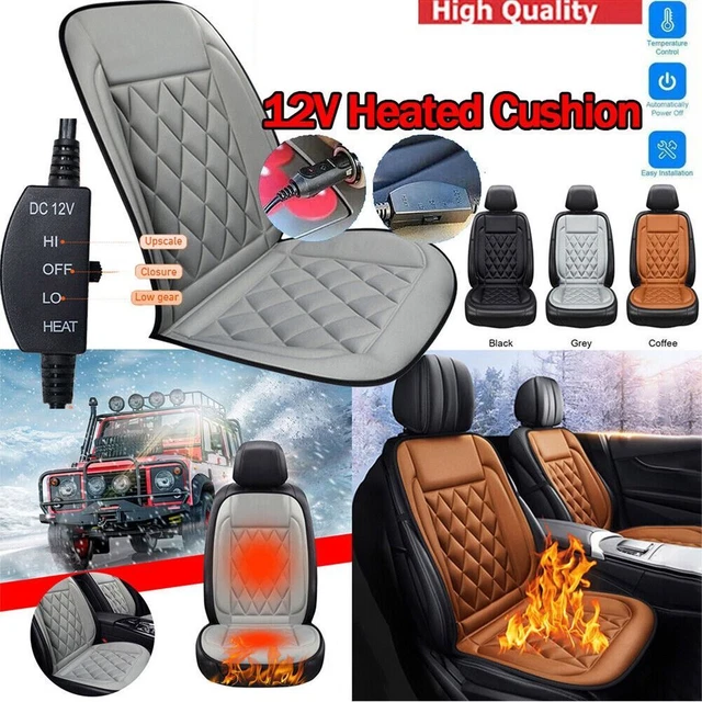Warm Mat Car Auto Heating Pad Hot Seat Cushion Cover Van Heated Padded Pad