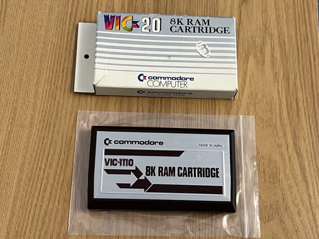 Cartouche Mémoire VIC-1110 8K RAM Pour Commodore VIC-20 - Vintage - Occasion