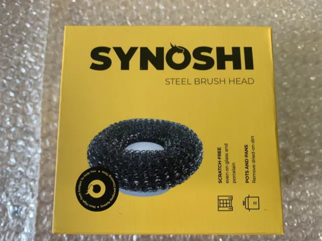 Synoshi Spin Power Scrubber - Steel Brush head x 2