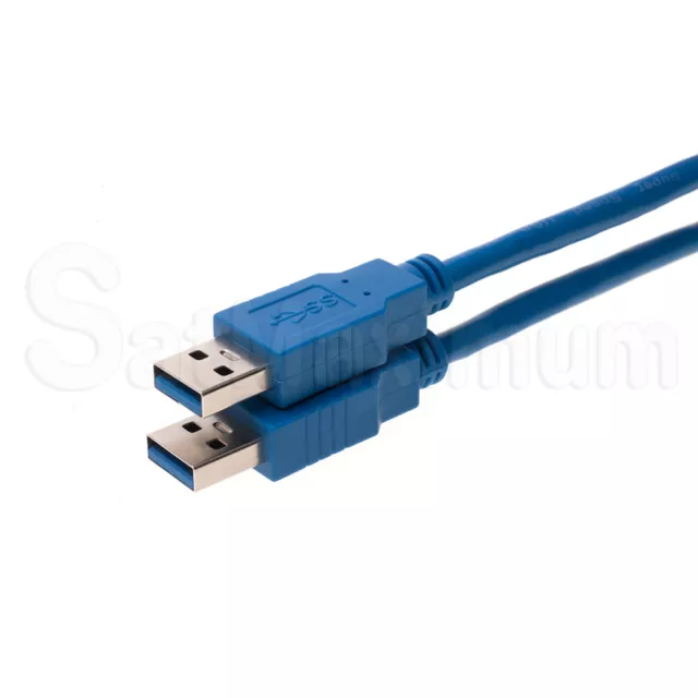 USB 2.0/3.0 Data Cable A-Male to A-Male High Speed Charger Cord Multpack LOT 3