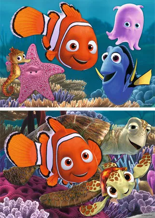 Puzzle (24 T.) Disney Findet Nemo - Nemo, der kleine Ausreißer (Ravensburger)