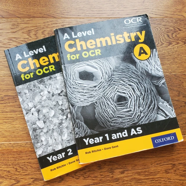 OCR A LEVEL Chemistry Year 1/AS and Year 2 Textbooks £1.13 - PicClick UK
