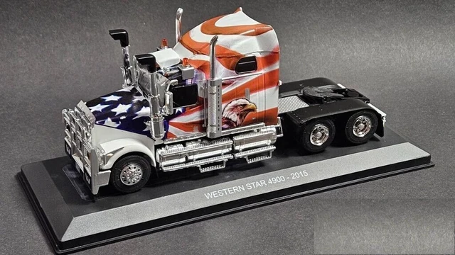 IXOMODELS - Camion solo de 1970 couleur blanc et rouge - WHITE WESTERN STAR 4