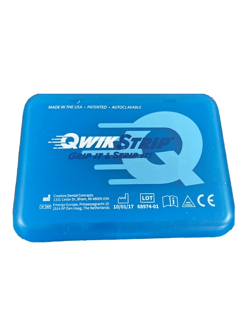 Qwikstrip™ Abrasive & Serrated Finishing Strips Single Double Sided Curved 10/Pk