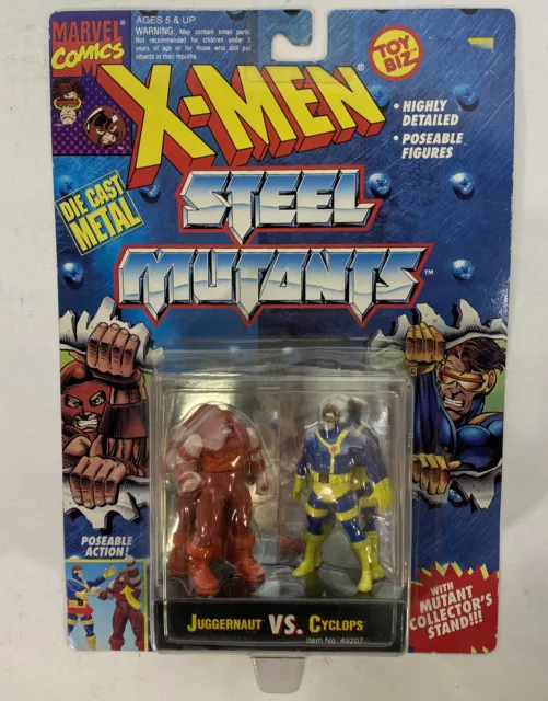 1994 Toybiz X-MEN Steel Mutants Juggernaut Vs. Cyclops Action Figure