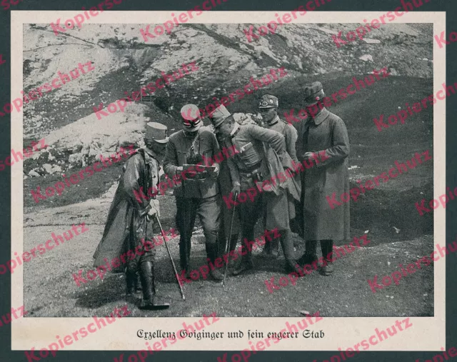 FML Goiginger Dolomitenfront Bruneck Division Pustertal Col di Lana Tirol 1915
