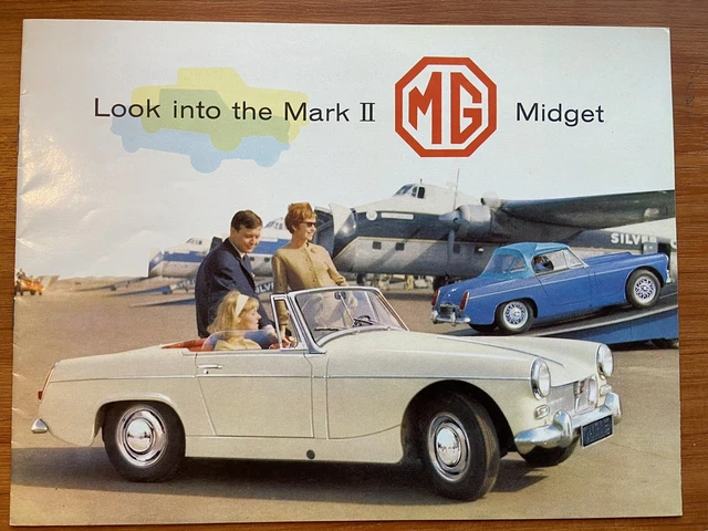 1964 MG Midget Mark 2 Original Dealer Brochure English Manual Part Sprite MGB C