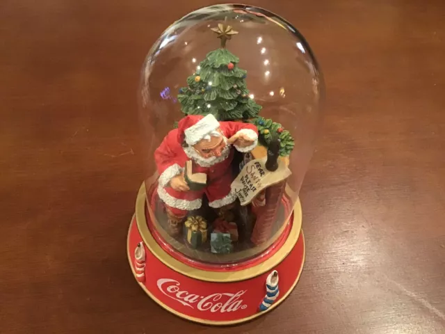 Franklin Mint~1995 Coca-Cola Santa Claus Ltd Ed~Dear Santa, Please Pause Here